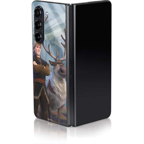 Disney Frozen II Kristoff and Sven Galaxy Z Fold5 5G Skin